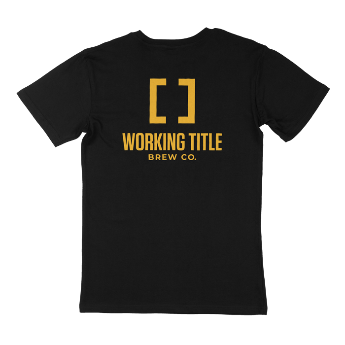 Black/Yellow Logo Tee