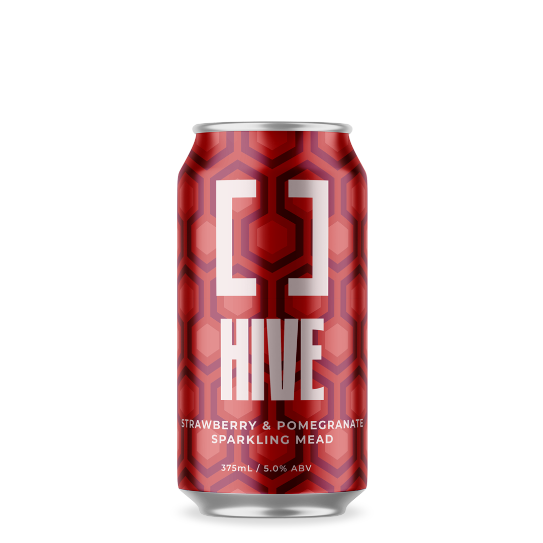 Hive - Strawberry & Pomegranate Sparkling Mead