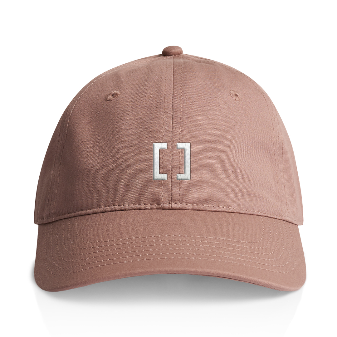 Hazy Pink Logo Dad Cap