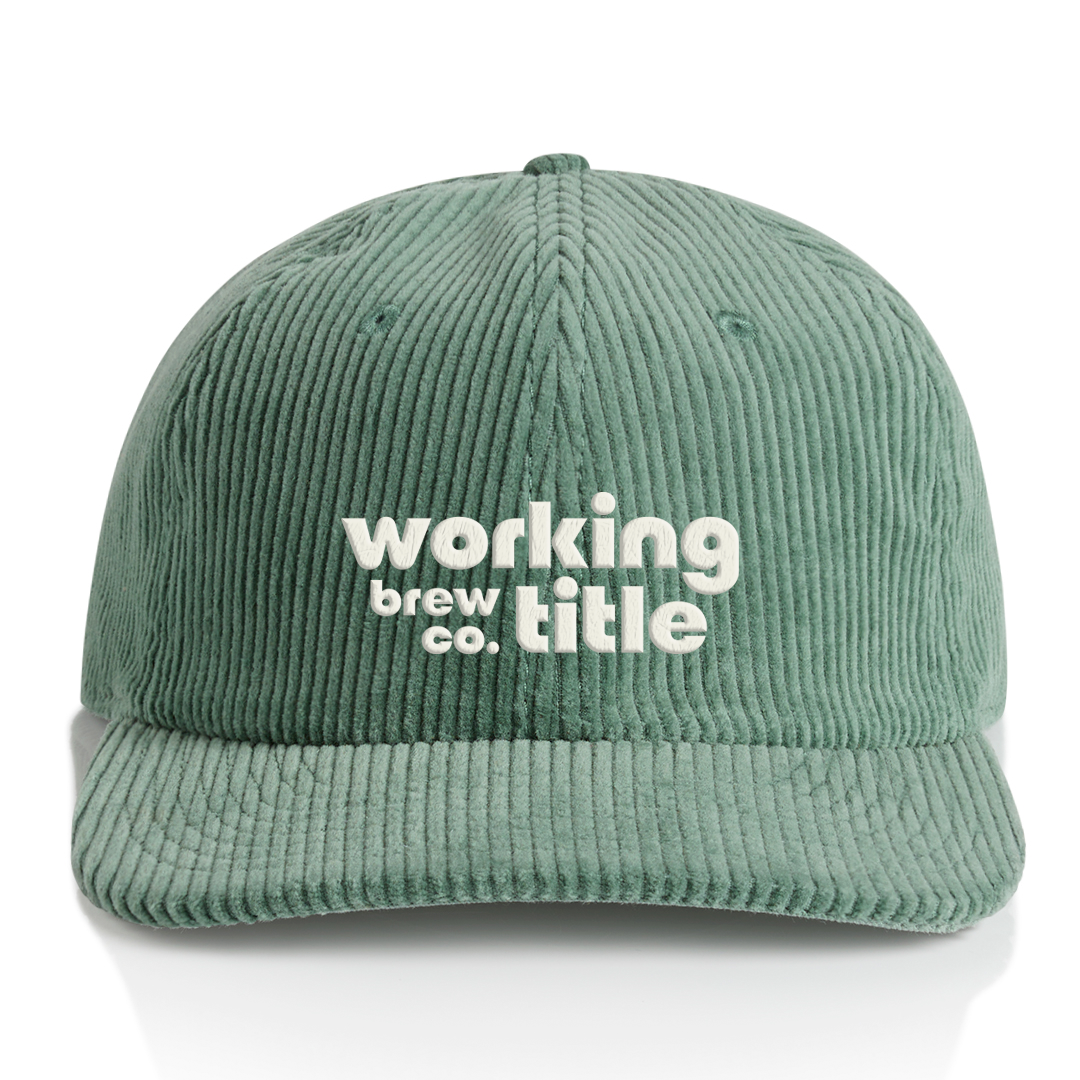 Sage Vintage Cord Cap