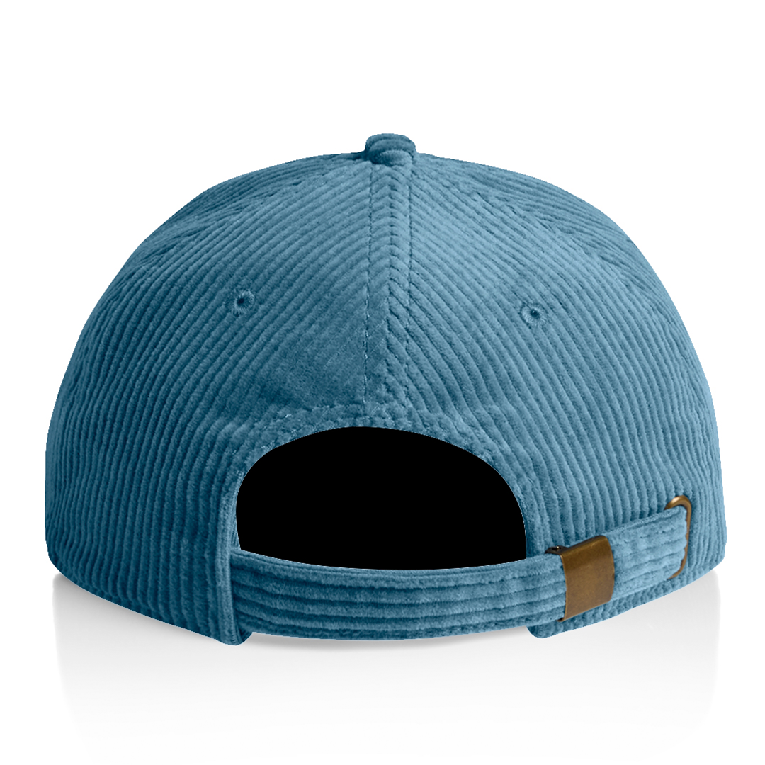 Slate Blue Vintage Cord Cap